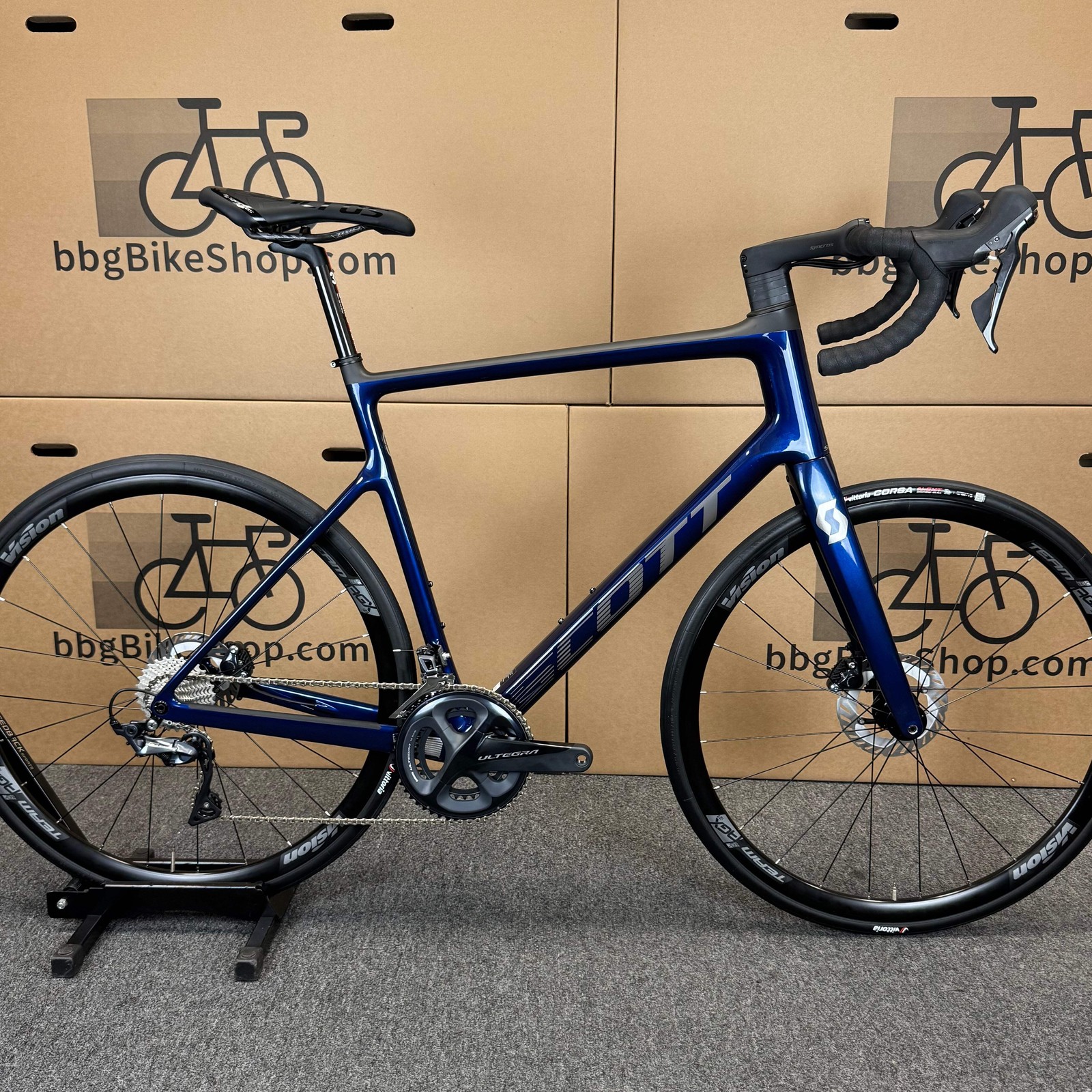 Used Scott Addict 10, Shimano Ultegra, Carbon Fiber Road Bike-2022, 61cm XXL