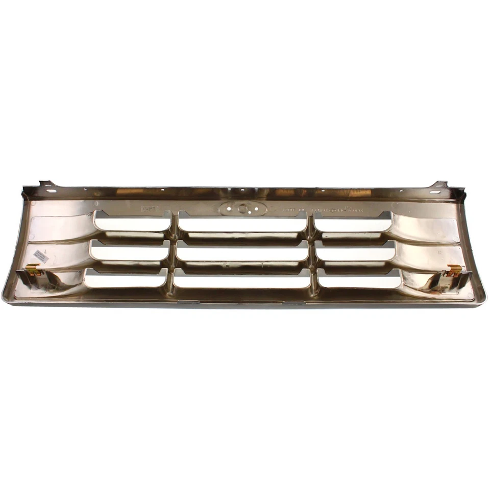Решетка для 91-94 Ford Explorer хромированный корпус с серебристой вставкой пластик - Изображение 4 из 4