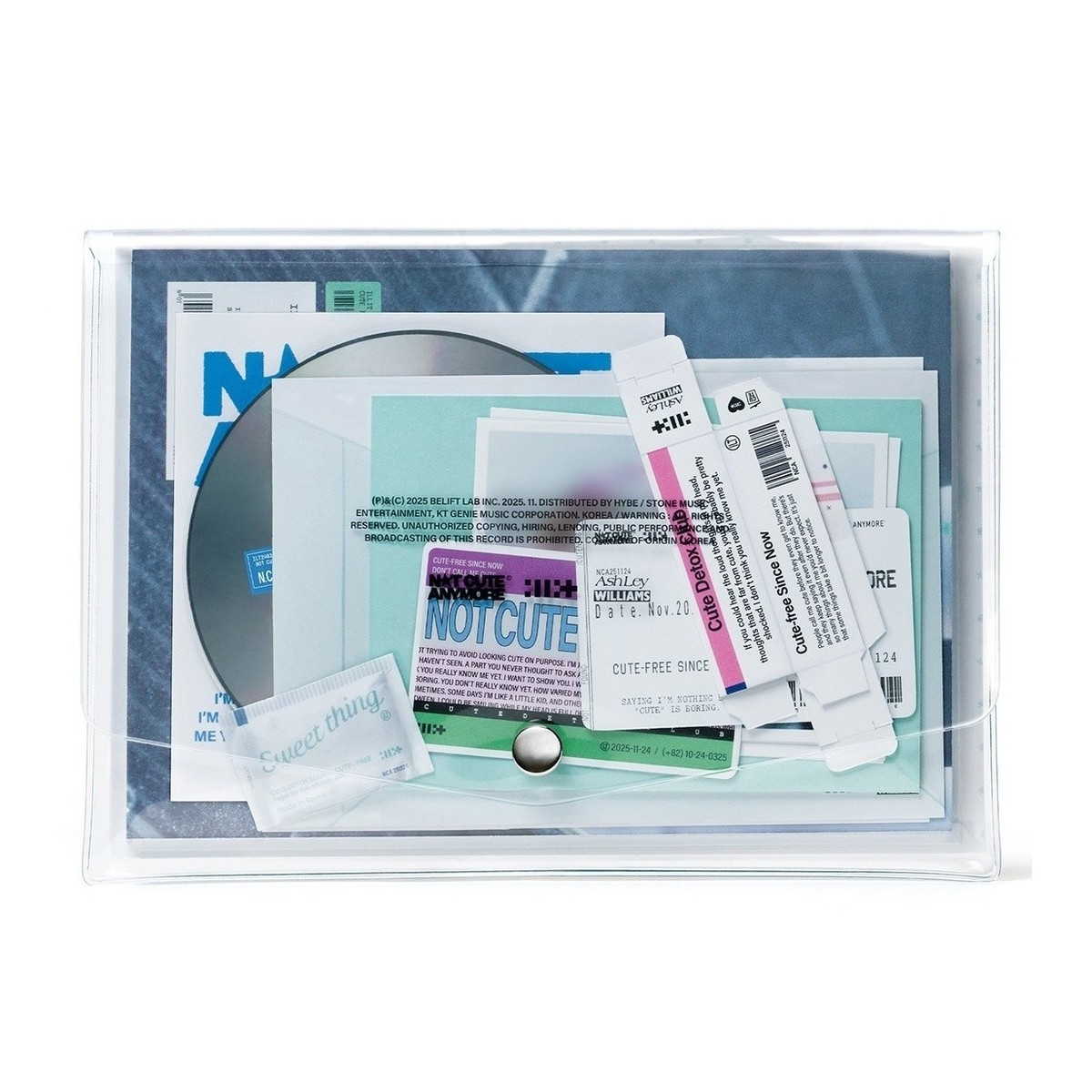 ILLIT 1st Single Album [NOT CUTE ANYMORE] NOT CUTE Ver. CD+Book+P