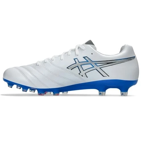 ASICS Soccer DS LIGHT X-FLY PRO 3 Uomo 1101A072-100 24,5 cm 2E US6,5 Bianco/Blu - Immagine 4 di 4