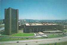 Tough to Find AHL New Haven Nighthawks Veterans Memorial Coliseum Arena Postcard