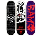 ZERO Bam Margera Series 3 Stigoi Plunger Purple Blood Set 3 Skateboard Decks