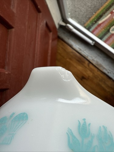 PYREX Amish Butterprint 472 Turquoise 1 1/2 Pt Casserole Dish, No Lid, Vintage - Picture 6 of 6
