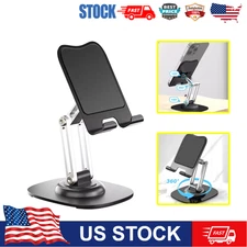Adjustable Cell Phone Stand Holder Dock Mount For iPad iPhone Kindle Tablet New