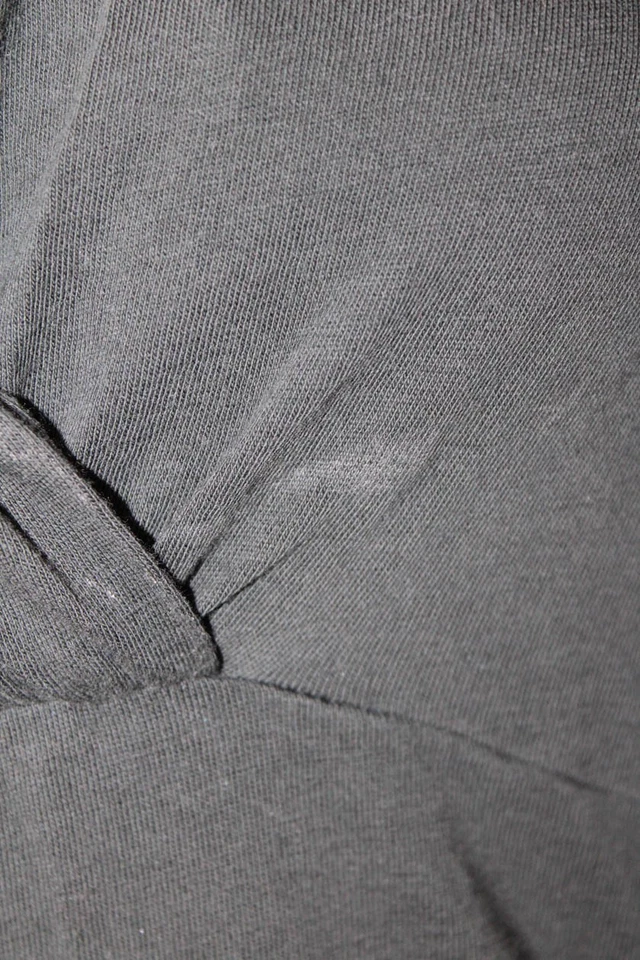 Lilla P Women Basic Jersey Top Green Pima Cotton Long Sleeve Solid Fall Size L - Image 4 of 4