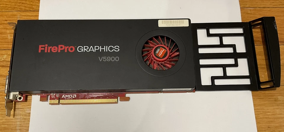 AMD FirePro V5900 2GB DDR5 DP DVI HF 05DRVJ Dell Precision Video Card - Image 2 of 2