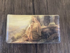 Bradford Exchange Checkbook Cover Jesus Greg Olsen's O Jerusalem