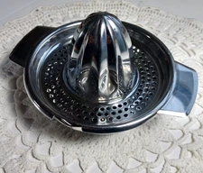 Stainless Steel Juicer Reamer 18/8 Stainless With Pour Spouts 2 Piece German