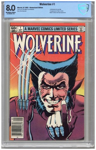Wolverine  # 1   CBCS   8.0   VF   Off white/wht pgs  9/82  Newsstand Edition   