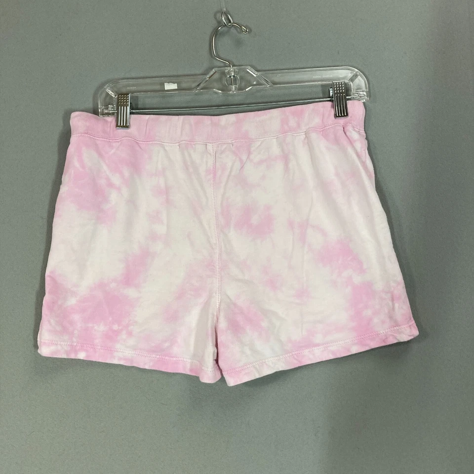 Pantalones Cortos Para Mujer Lucky Brand Tie Dye Talla Pequeña Gimnasio Salón Causal Blanco Rosa Foto 4 de 4