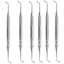 6 PREMIUM GRADE Distal Benders Double Ended Dental Instrument-EXCELLENT