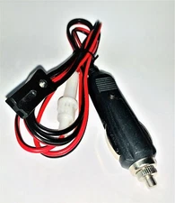 Pro Trucker 2 Pin Power Cord with Blade Fuse & Cigarette Lighter Plug