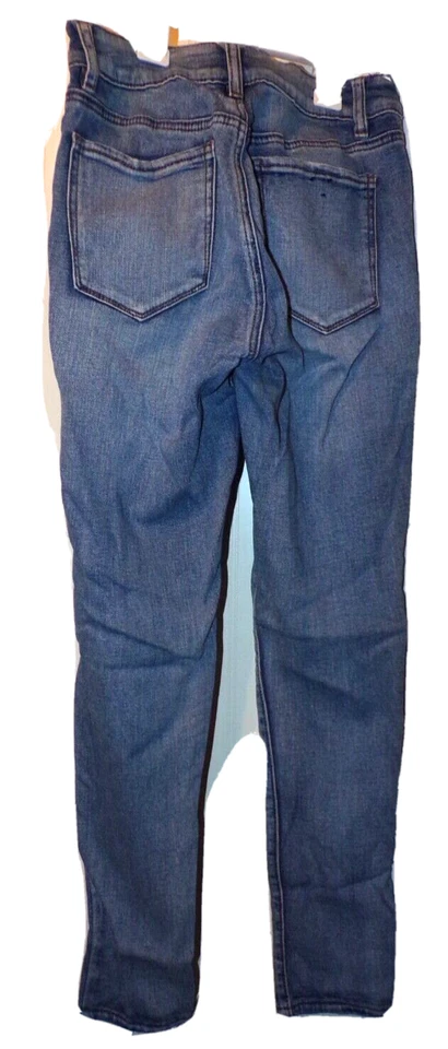 SWS X Denim co. Miami MEDIUM WASH super SKINNY crop leg JEANS 26/28 SIZE 5 JS1 - Image 4 of 4