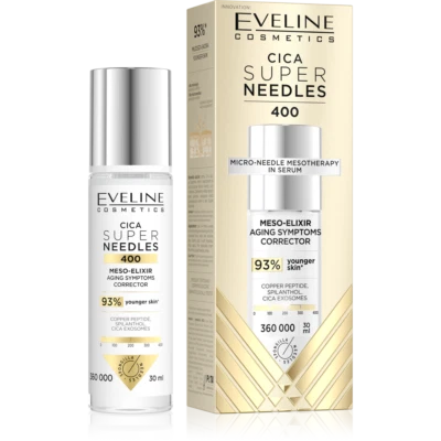 EVELINE FACE & BODY CARE Eveline Super Needles Cica 400 Meso-Elixir Aging Corrector Mature Skin 30ml