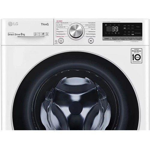 LAVATRICE LG F4WV708P1E 8 KG 1360 GIRI CARICO FRONTALE INVERTER WIFI VAPORE - Foto 4 di 5