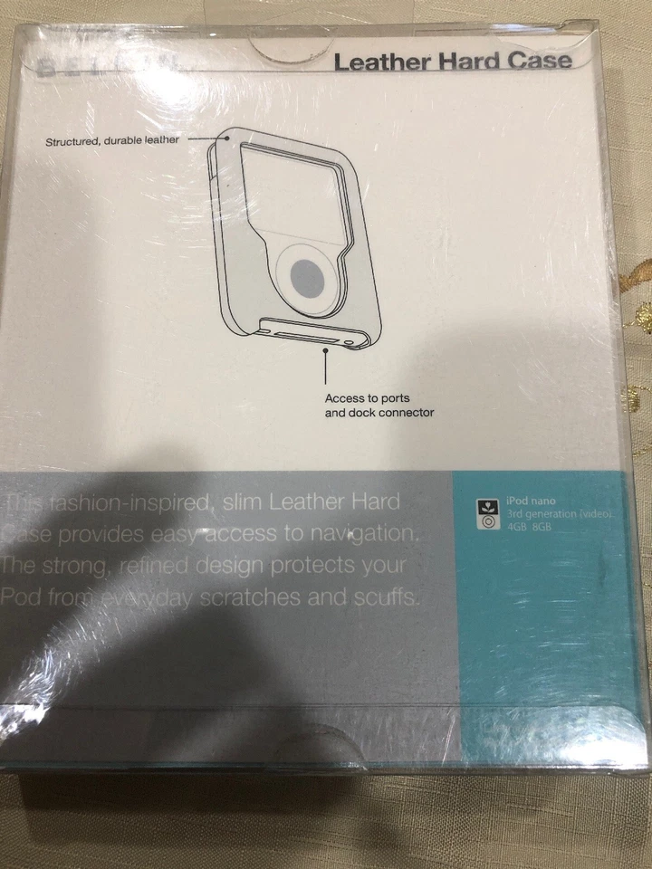 Capa dura de couro Belkin para iPod Nano F8Z285 marrom  - Imagem 2 de 2