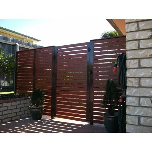Carport and Alfresco Black White Monument - 8 colours DIY Privacy SLAT Screens - Picture 11 of 16