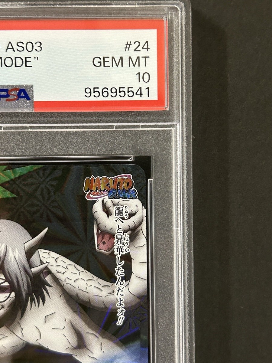 PSA 10 2014 Naruto Miracle Battle Carddass J HERO AS03 PSA 10 2014 Naruto Miracle Battle Carddass J HERO AS03