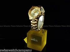 NWT Invicta Pro Diver Automatic NH35 Champagne DL Gold Tone SS Watch Dive Case