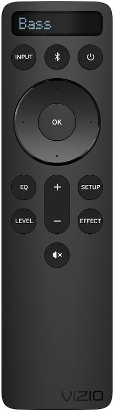 VIZIO D512-H Sound Bar Remote Backlit Compatible with D21-H D51-H D510-H Models  