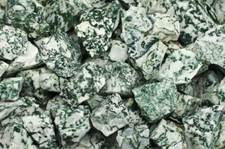 1 lb Tree Agate Rough Stones - Natural Crystal Mineral Rock Specimens Tumbling