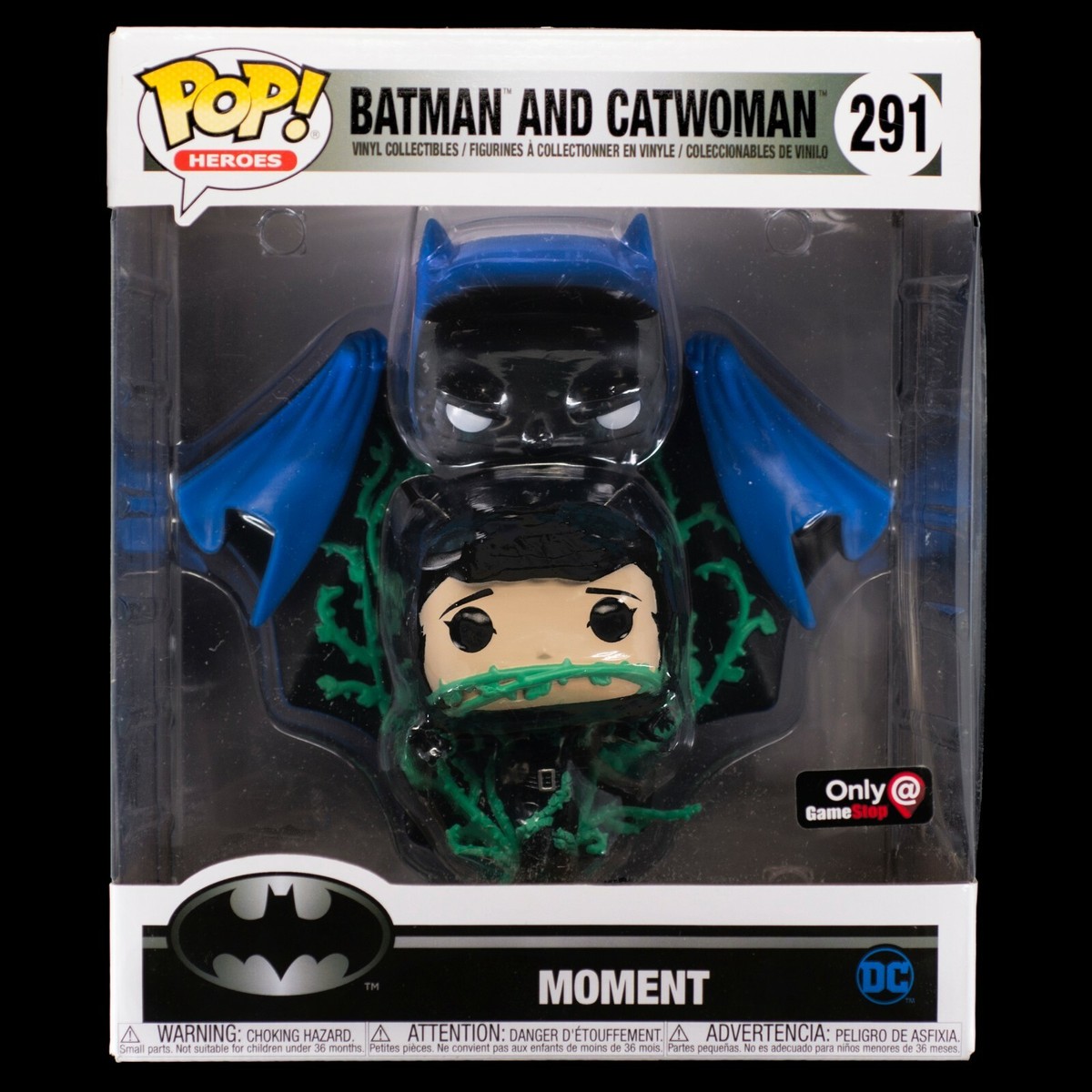 DC Comics Batman and Catwoman Funko Pop #291 Moments GameStop