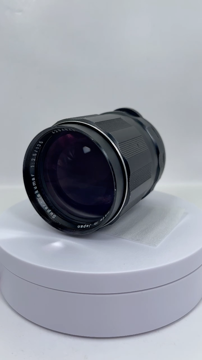 PENTAX　Super Takumar　1:2.5/135 MINT】PENTAX Super Takumar 135mm F/2.5 MF Lens + Metal Hood