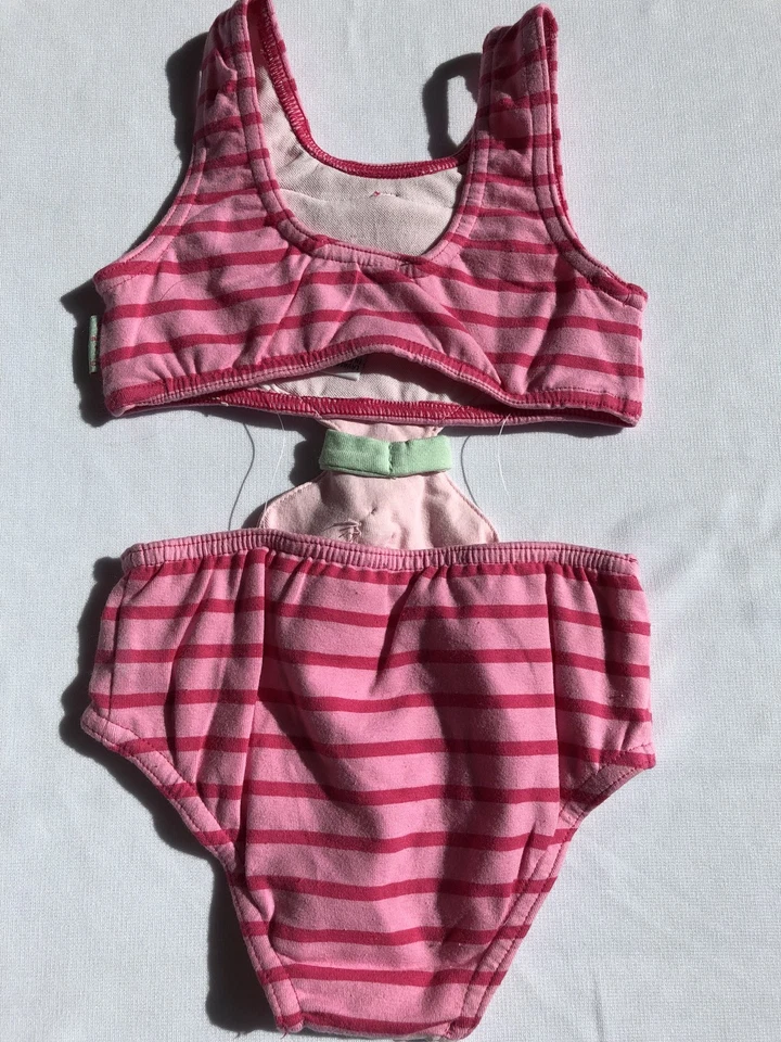 LE TOP Monokini Traje de Baño Gato Gatito Corazón 12 Meses Usado en Excelente Condición Foto 2 de 3