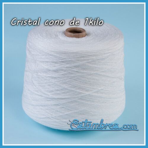 Crystal cono de 1kg | 35.2 oz - La Pantera Rosa | Crochet Thread Yarn - Picture 1 of 11
