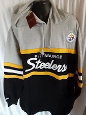 Pittsburgh Steelers Men's Mitchell Ness Big Tall Sweatshirt 2X up to 6X