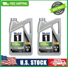 2 Pack Mobil 1 Advanced Fuel Economy Full Synthetic Motor Oil 0W-16, 5 Quart
