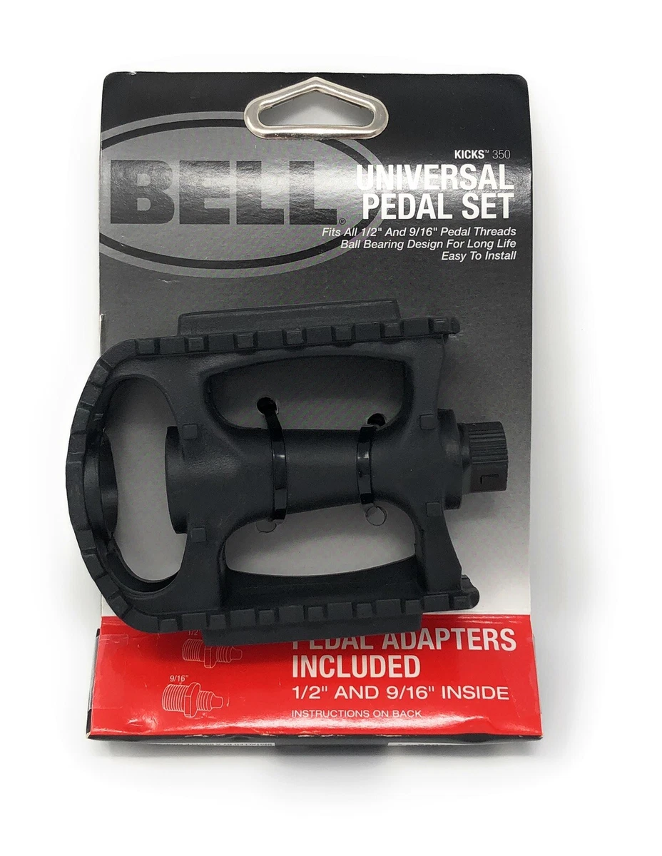 Bike Pedal Set Bell 350 Universal Fits 1 2