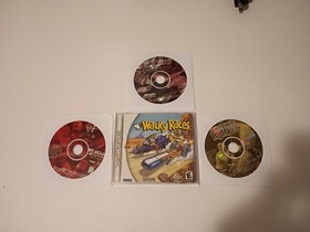 Sega Dreamcast Console Bundle Lot - 4 Games, 2 Controllers, Memory Card - Works