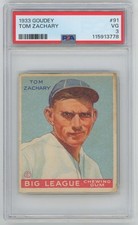 1933 Goudey 91 Zachary PSA 3 713468