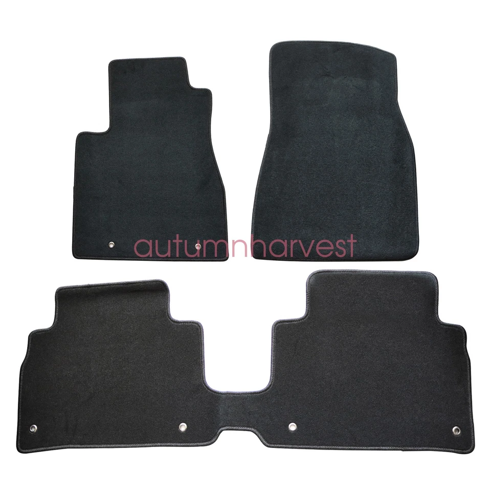 1st & 2nd Floor Mats Carpet Velour For 2006 2007 2008 2009 Lexus RX350 RX330 3x - Изображение 4 из 4
