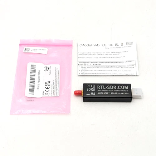 RTL-SDR Blog V4 RTL2832U R828D TCXO BIAS-T HF Software Defined Radio Dongle