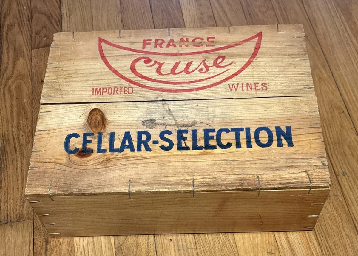 Vintage Wooden Wine Box In Antique Wooden Boxes for sale | eBay