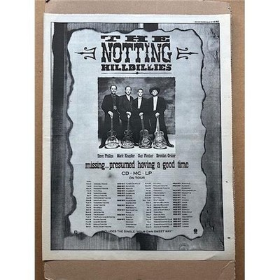 NOTTING HILLBILLIES MISSING... PRESUMED HAVING A GOOD TIME (B) POSTER SIZED orig