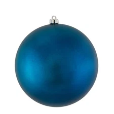 Vickerman N590662DMV Sea Blue Matte UV Resistant Shatterproof Ball Ornament  ...