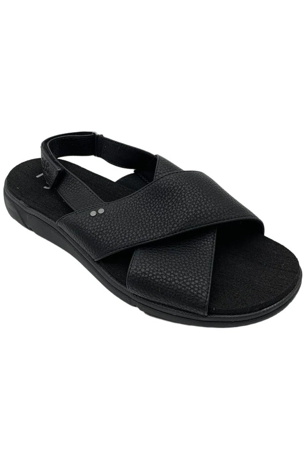 Ryka Womens Cross Band Adjustable Sandals Marvelous Blk 7790₽