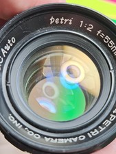 Petri C.C. Auto 55mm f/2 Manual Focus Lens