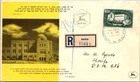 Israel FDC 1950 Hebrew University Of Jerusalem / Reg Mail - Haifa - J33846