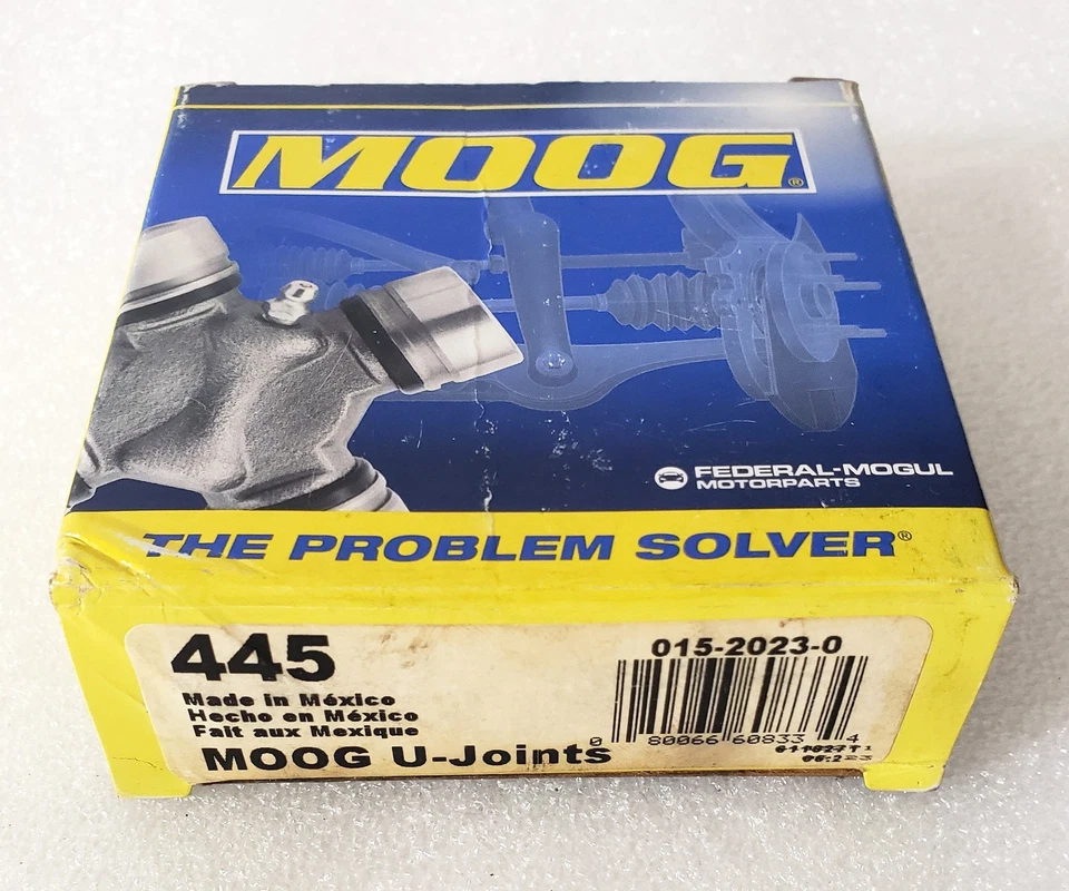 Junta universal genuina MOOG #445 U-Joint 1983-94 Chevy S10 GMC S15 + Hummer H3 Foto 3 de 3