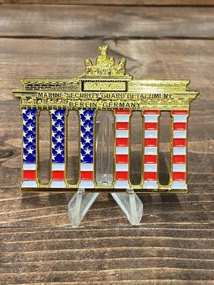 Marine Corps Security Guard Detachment Challenge Coin Embassy Berlin Germany