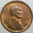 1934-P Lincoln Wheat Cent - Uncirculated RB (Lot#13)