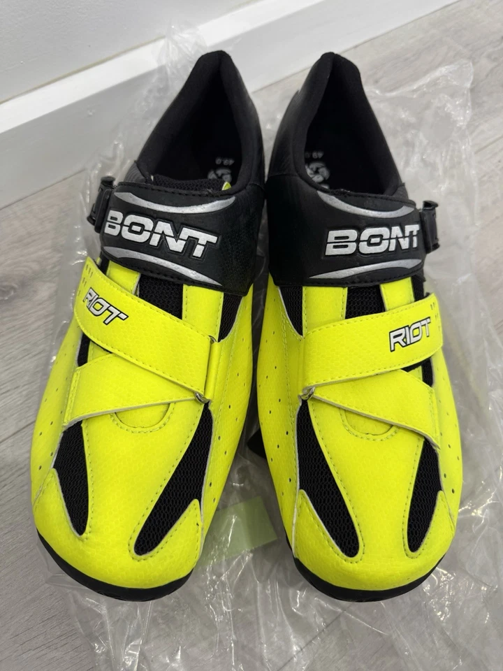 Zapatos de ciclismo Bont Riot Mtb EU 49/US 15 amarillo fluro/verde Foto 4 de 4