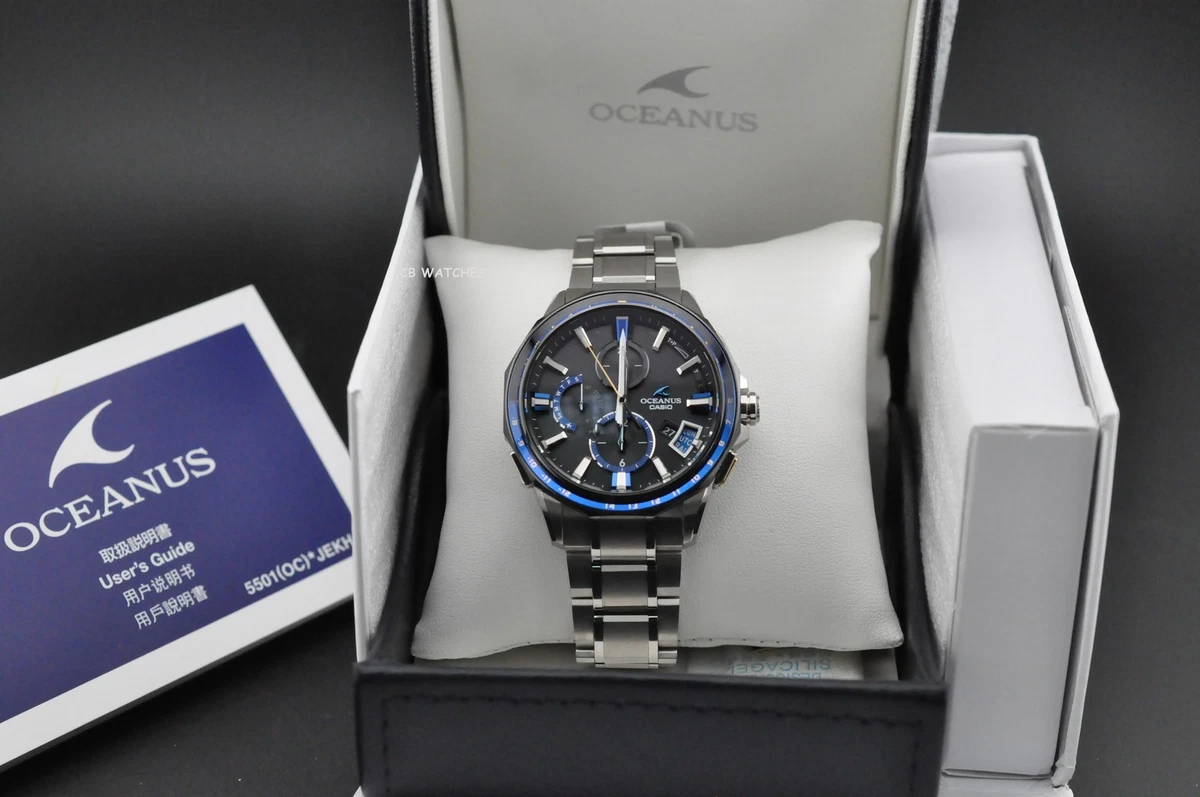 Casio Oceanus GPS Radio Onda Solar Titanio OCW-G2000G-1AJF