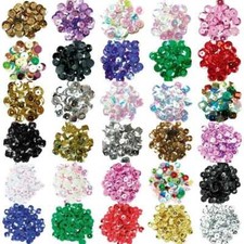 Round Cup Round Sequins 5mm 8mm 10mm Clear Case 5g Craft 33 STYLE BUY 1 2Pk 485D