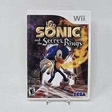 Sonic and the Secret Rings (Nintendo Wii) CIB COMPLETE & TESTED