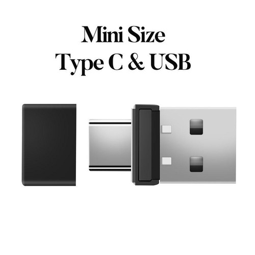 2in1 USB A and USB C Undetectable Mouse Mover,Automatic Mouse Q0Z0 C3U3 F3R1 - Bild 4 von 11